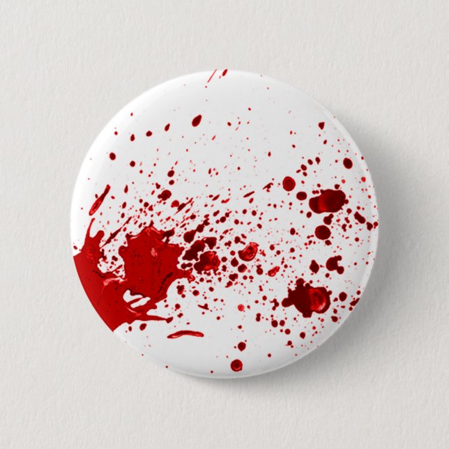 Blut-Spritzer 1 Button (Vorderseite)