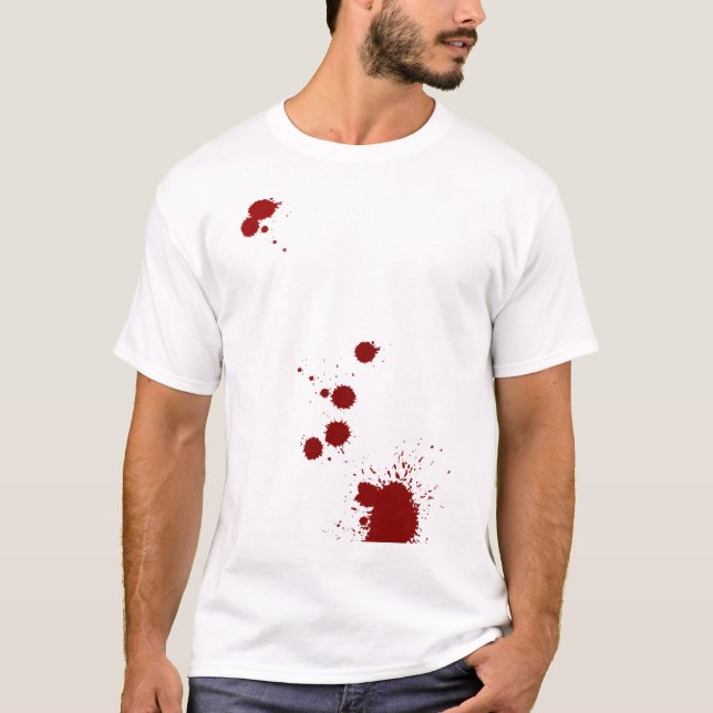 Blut-Spritzer-Analytiker T-Shirt (Vorderseite)