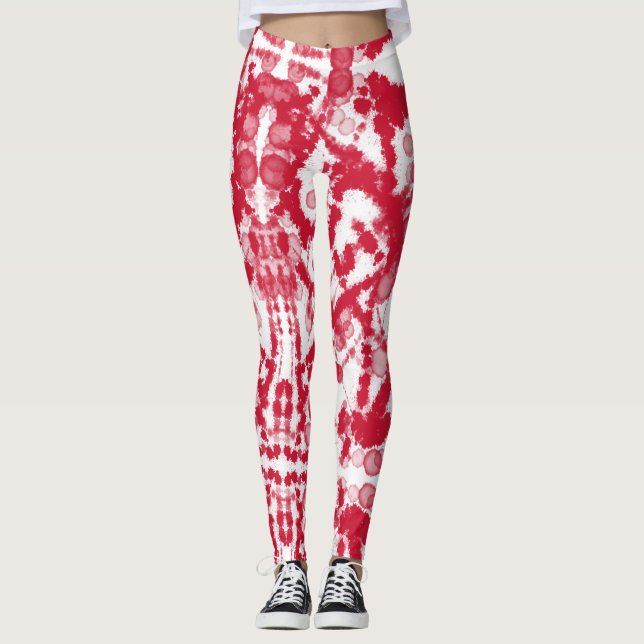 Blut-Spritzer-Leggings Leggings (Vorderseite)