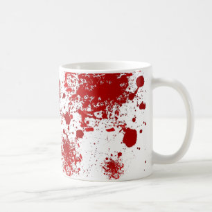 Blut-Spritzer-Muster Halloweens   tropfendes Tasse