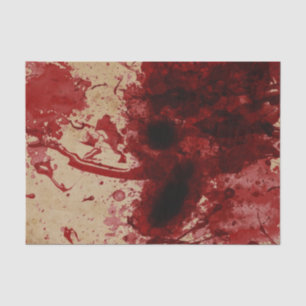 Blut-Spritzer Seidenpapier
