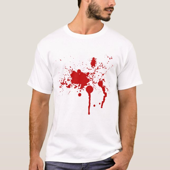Blut-Spritzer T-Shirt (Vorderseite)