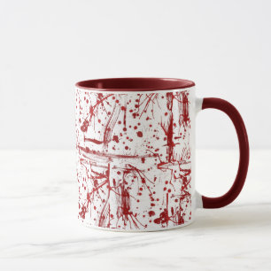 Blut-Spritzer-Tasse Tasse