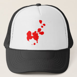 Blut-Spritzer Truckerkappe