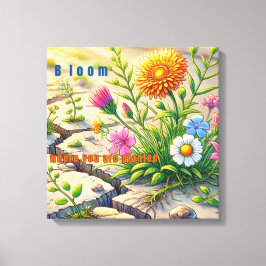 Blut, wo Sie gepflanzt sind Leinwanddruck