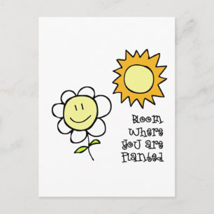 Blut, wo Sie gepflanzt sind Postkarte