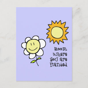 Blut, wo Sie gepflanzt sind Postkarte