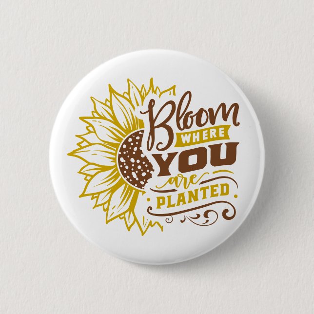 Blut, wo Sie gepflanzt werden Button (Vorderseite)