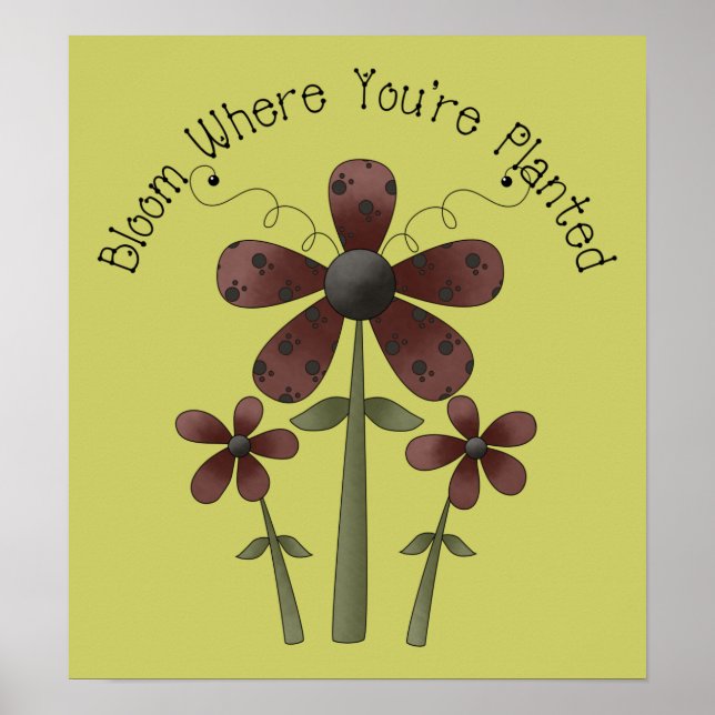 Blut, wo Sie gepflanzt werden Poster (Vorne)