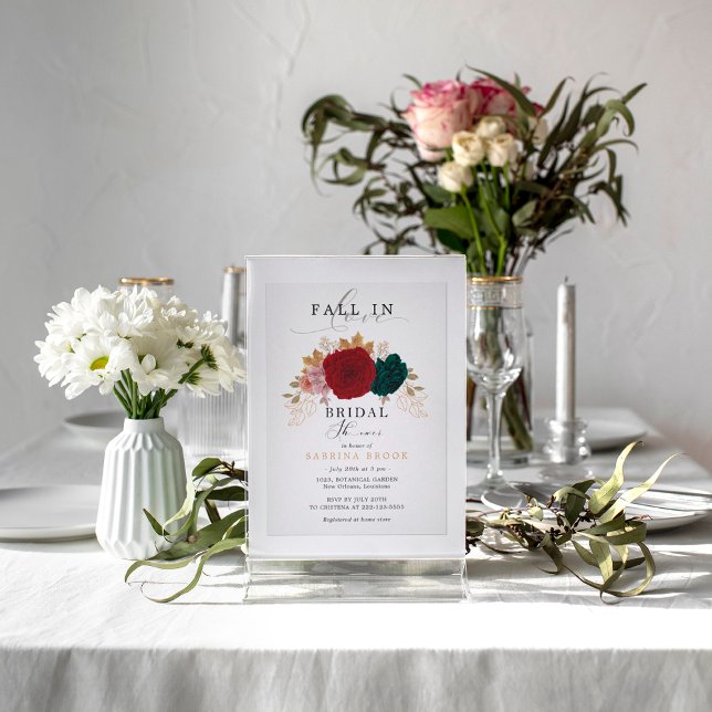 Blutabfall in der Liebe Brautparty Einladung (Von Creator hochgeladen)