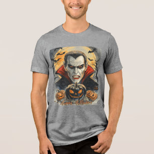 Blutdürstige Vampirjäger unter dem Vollmond Tri-Blend Shirt