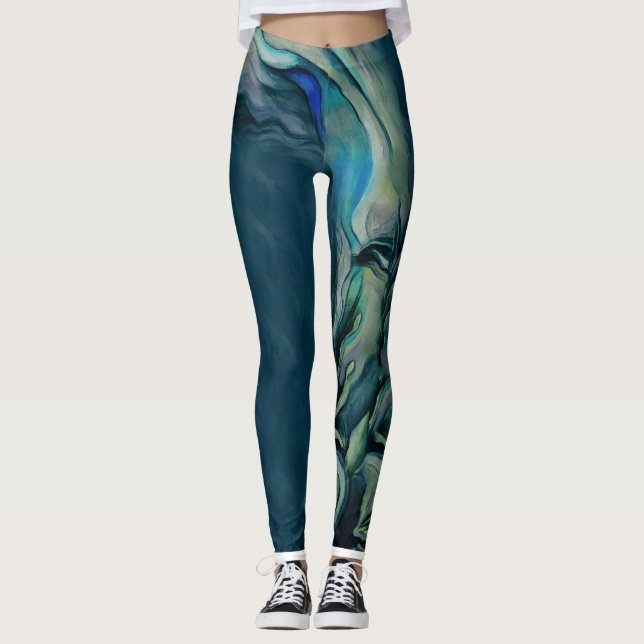 "Blüte" 7, Leggings (Vorderseite)