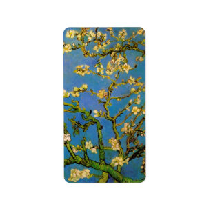 Blüte Almond Tree von Vincent van Gogh Adressaufkleber
