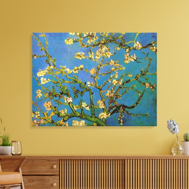 Blüte Almond Tree von Vincent van Gogh Leinwanddruck (Insitu (Wohnzimmer))