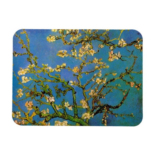 Blüte Almond Tree von Vincent van Gogh Magnet (Horizontal)