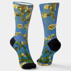 Blüte Almond Tree von Vincent van Gogh Socken