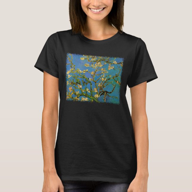 Blüte Almond Tree von Vincent van Gogh T-Shirt (Vorderseite)