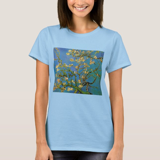 Blüte Almond Tree von Vincent van Gogh T-Shirt (Vorderseite)