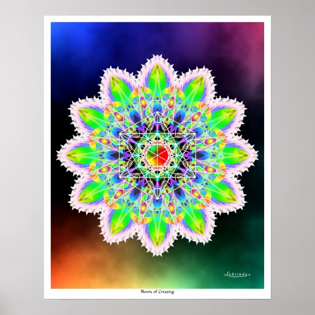 Blüte des Schaffens Poster (Vorne)