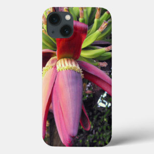 Blüte einer Banane Nahaufnahme iPhone 13 Hülle