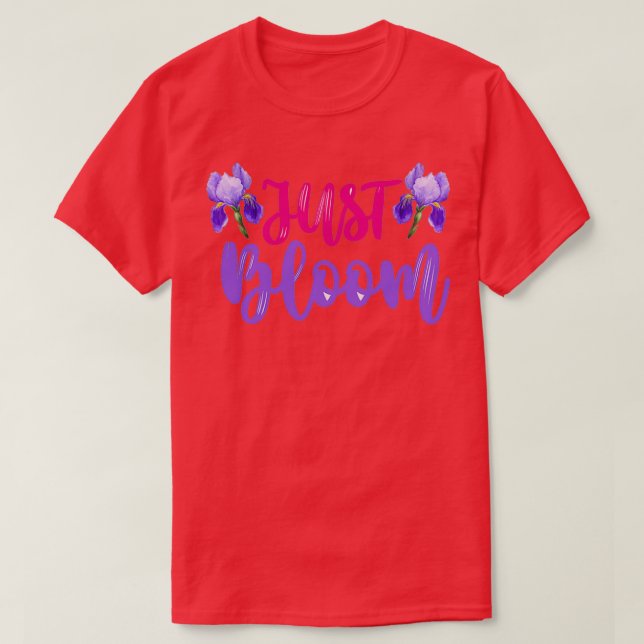 Blüte einfach motivierend T-Shirt (Design vorne)