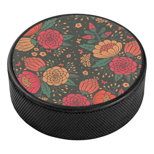 Blüte Eishockey Puck (3/4)