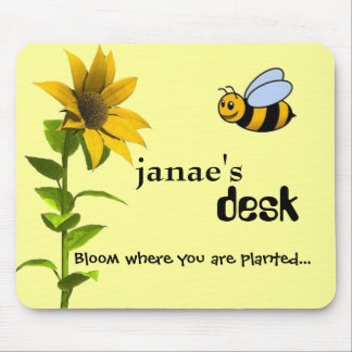 Blüte, in der Sie werden gepflanzt… MAUSUNTERLAGE Mousepad