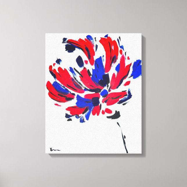 Blüte Leinwanddruck (Vorderseite)