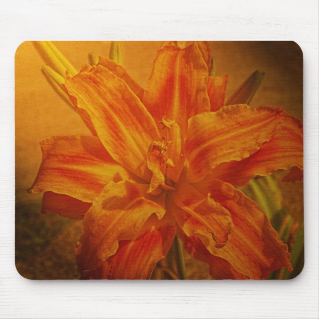 Blüte mit lederner Beschaffenheit Mousepad (Vorne)