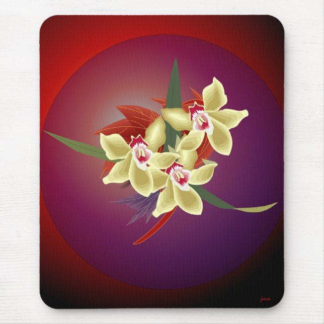 Blüte Mousepad (Vorne)