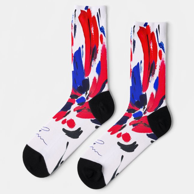 Blüte Socken (Linkes Detail)