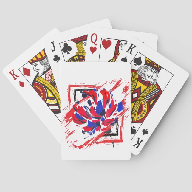Blüte Spielkarten (Rückseite)