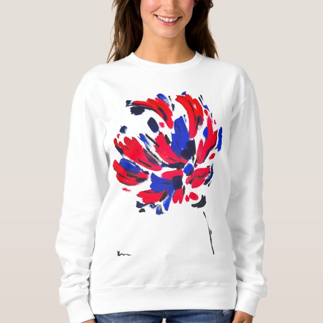 Blüte Sweatshirt (Vorderseite)