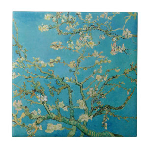 Blüte von Almond Tree von Van Gogh Fliese