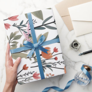 Blüte, wo Sie gepflanzt sind - Inspirationsblume Geschenkpapier