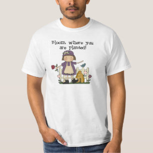 Blüte, wo Sie gepflanzte T-Shirts und Geschenke