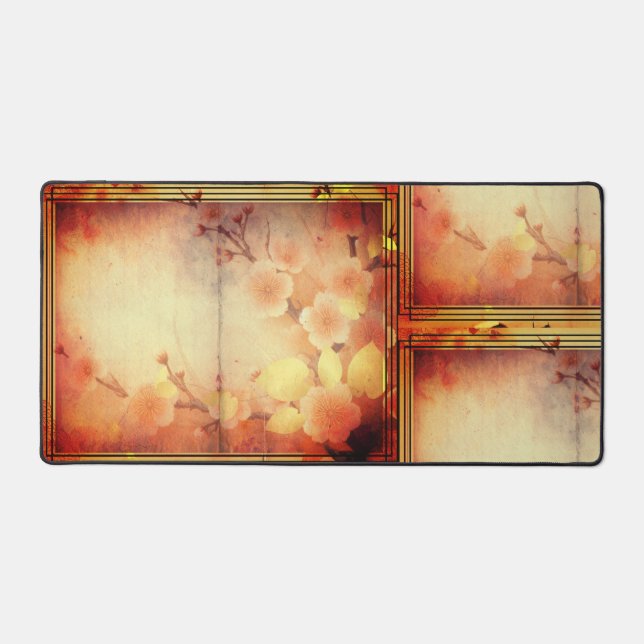 Blüten 3 schreibtischunterlage (Vorderseite)