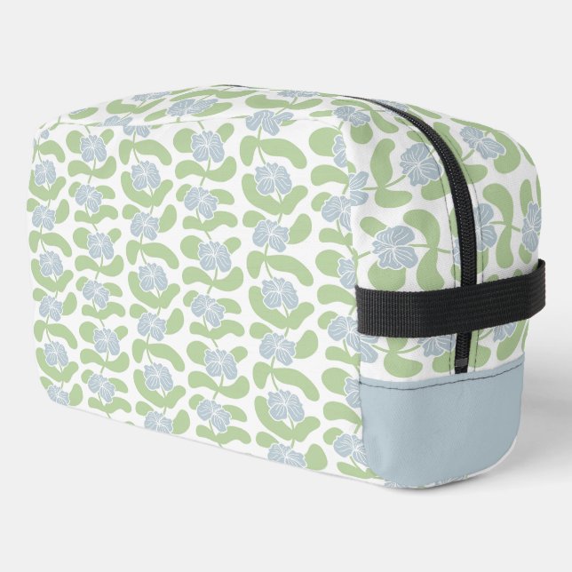 Blüten auf einem Wein Waschbeutel (Linke Seite)