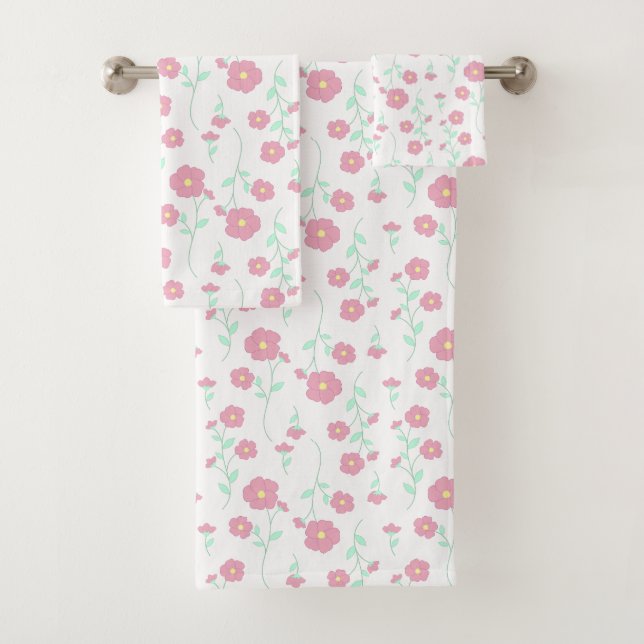 Blüten Badhandtuch Set (Insitu)