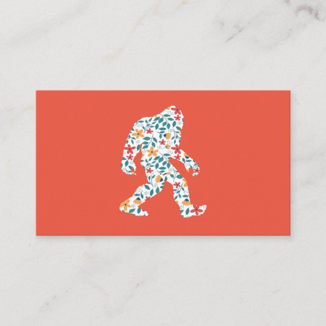 BLÜTEN BIGFOOT VISITENKARTE (Vorderseite)