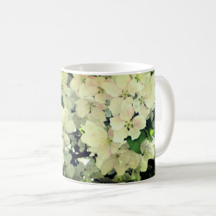 Blüten des weißen Frühlings Kaffeetasse