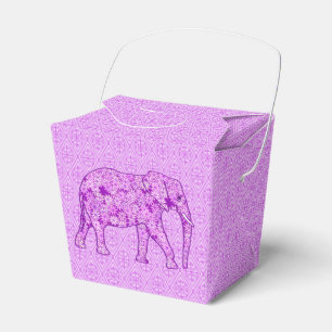 Blüten-Elefant - Amethystpurpur Geschenkschachtel