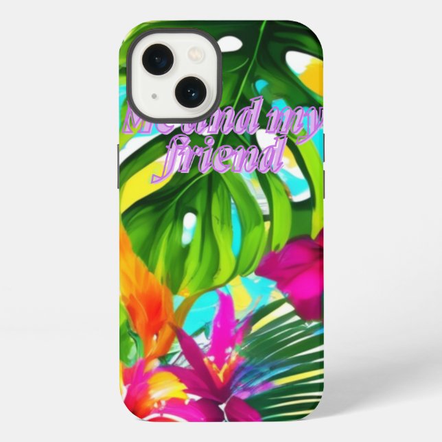Blüten-Glanz iPhone Hülle (Rückseite)