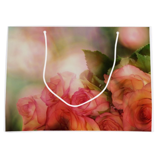 Blüten Große Geschenktüte (Vorderseite)