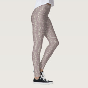 Blüten-Henna-Mandala-Rosa-Muster-Leggings Leggings