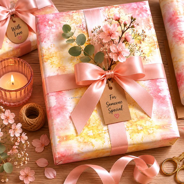 Blüten im Dunst Geschenkpapier Set (Von Creator hochgeladen)