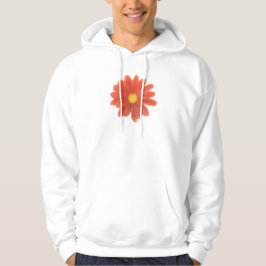 Blüten in Bewegung – Lebendige Blumengrafik Hoodie