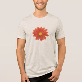 Blüten in Bewegung – Lebendige Blumengrafik Tri-Blend Shirt