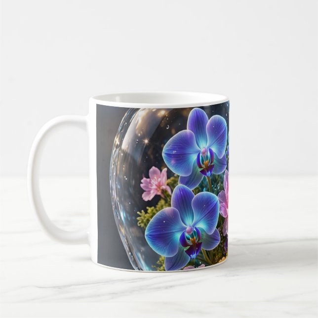 Blüten Kunst Tasse (Links)