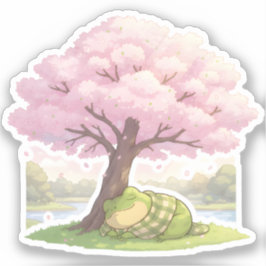 Blüten-Nickerchen Aufkleber